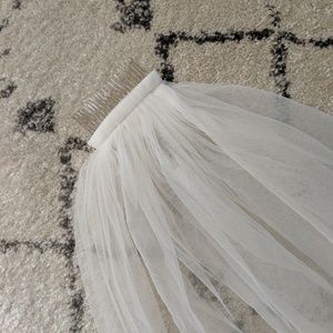 Fingertip Length Veil